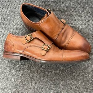 Cole Haan Shoes | Cole Haan Loafer Shoes Dress Warner Grand Monk Strap Brown Leather | Color: Brown/Tan | Size: 10 | 14yearsofhustle's Closet